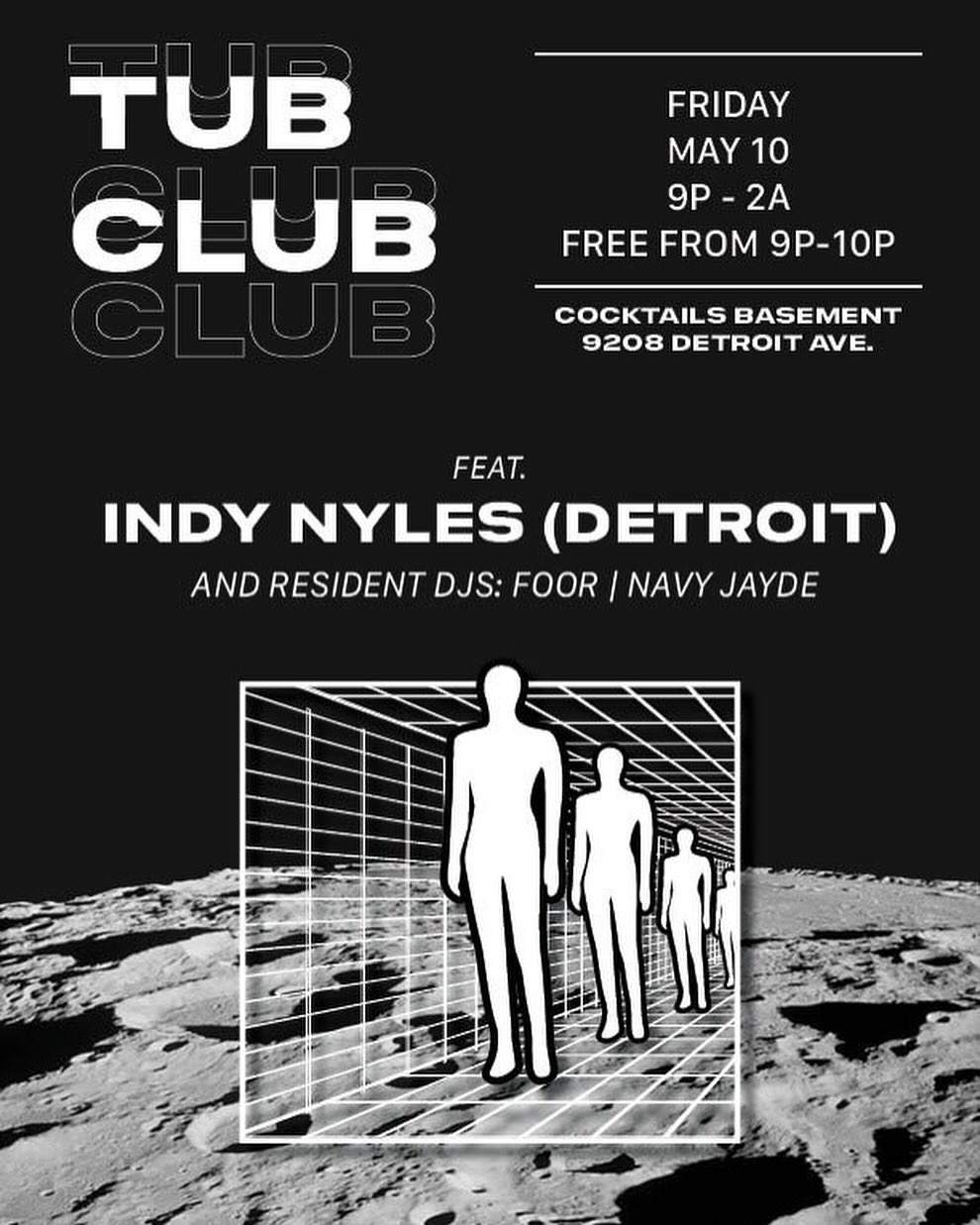 *TUB CLUB 009: Indy Nyles - Página frontal