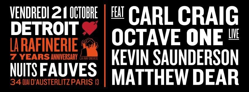 Detroit Love: Carl Craig, Octave One (Live), Kevin Saunderson, Matthew Dear - Página frontal