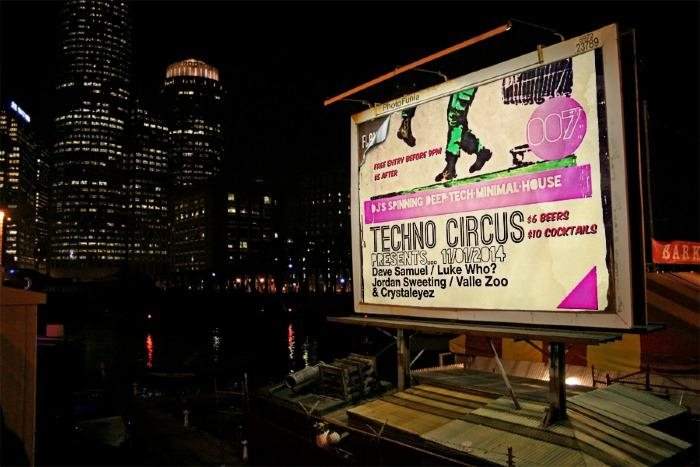 Techno Circus Featuring Dave Samuel, Luke Who?? & Jordan Sweeting - フライヤー裏