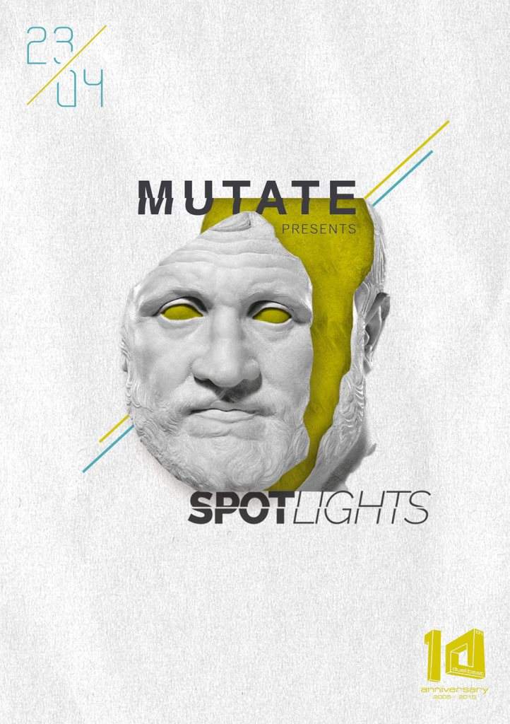 Mutate presents: Spotlights With: Future 16, Davide Rodogno, Ars Nova, Luis Pato - フライヤー表