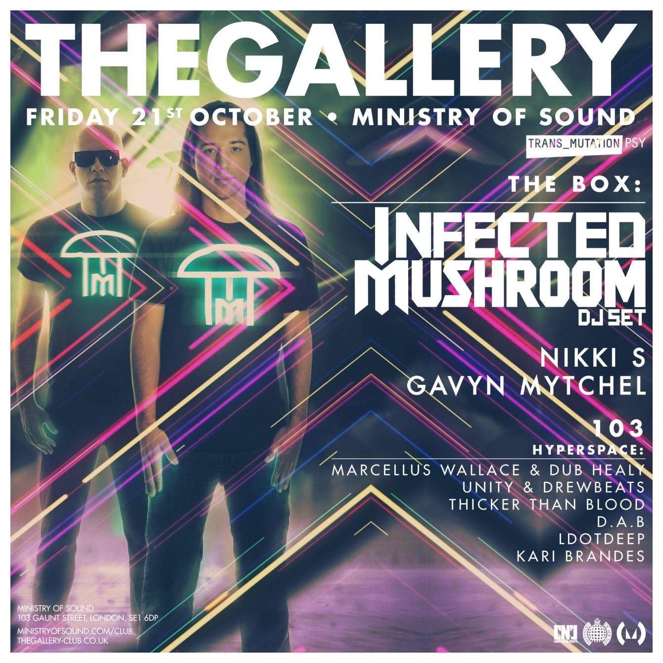 The Gallery: Infected Mushroom - Página frontal