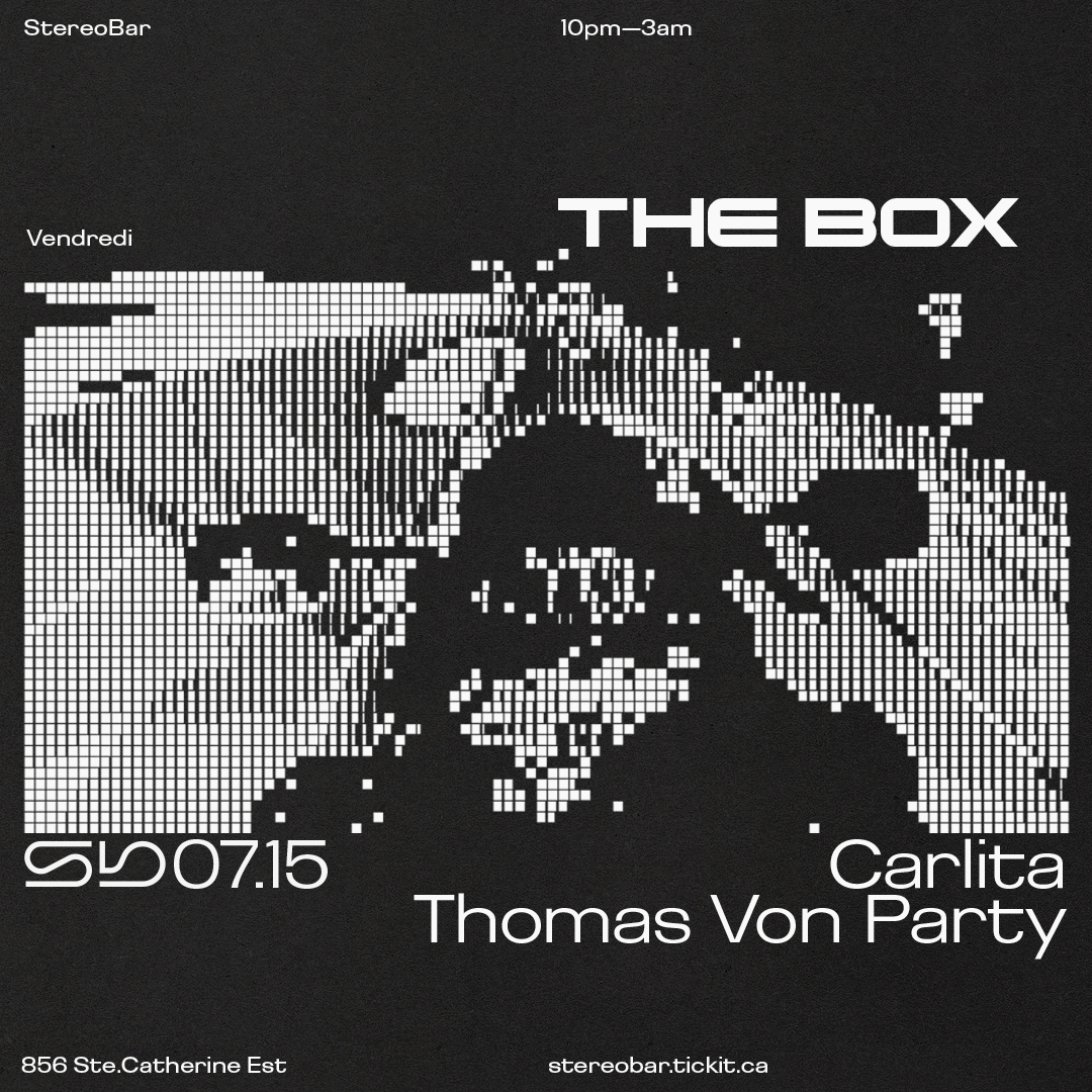 The Box: Carlita - Thomas Von Party - フライヤー表