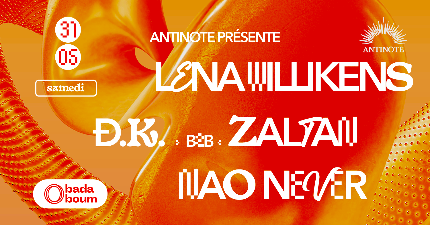 Club — Antinote: Lena Willikens, Đ.K., Nao Never & Zaltan - Página frontal