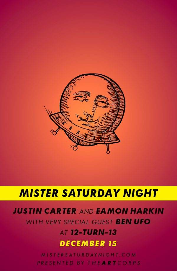 Mister Saturday Night with Eamon Harkin, Justin Carter & Ben UFO - Página trasera