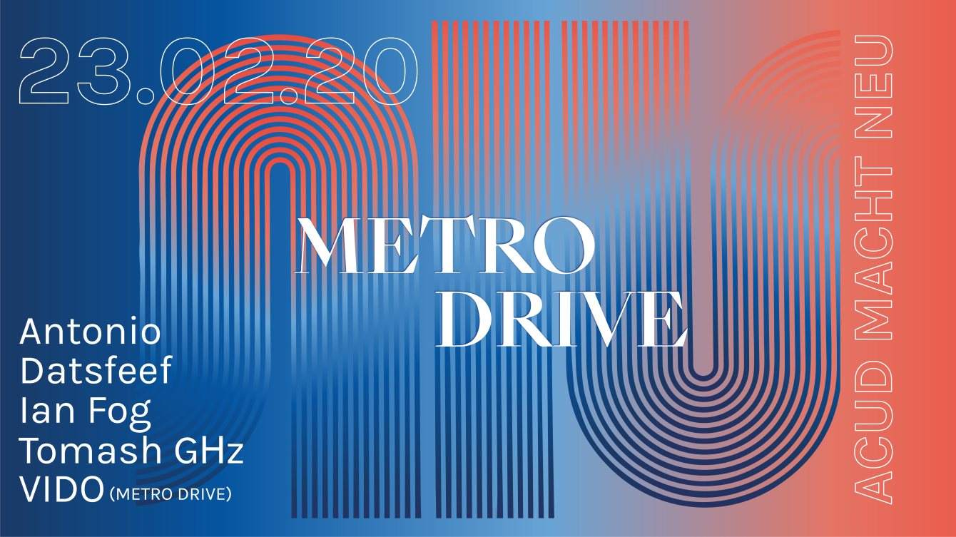 Metro Drive/Afterhour - フライヤー表