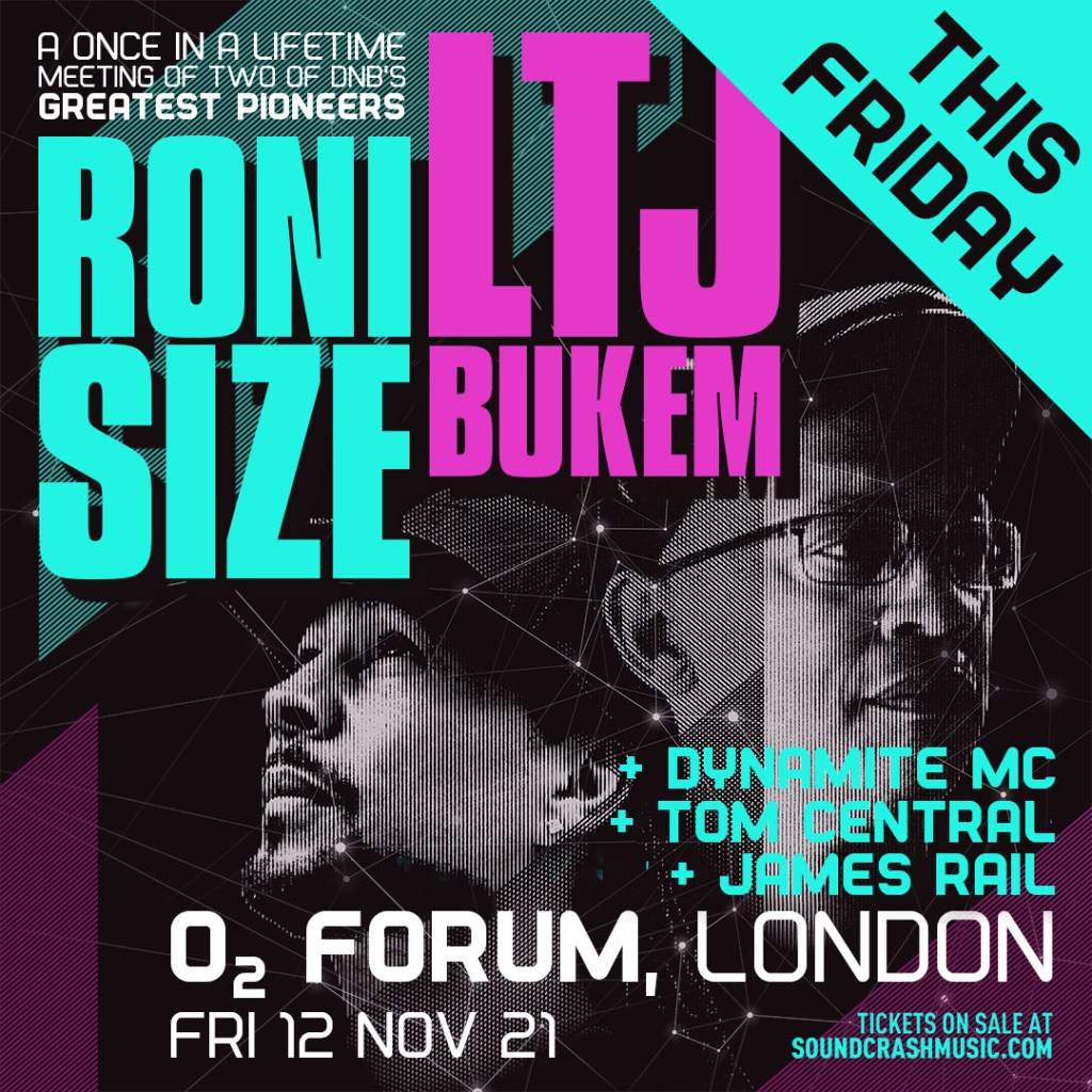Roni Size, LTJ Bukem, Dynamite MC & More bij o2 Forum Kentish Town, London