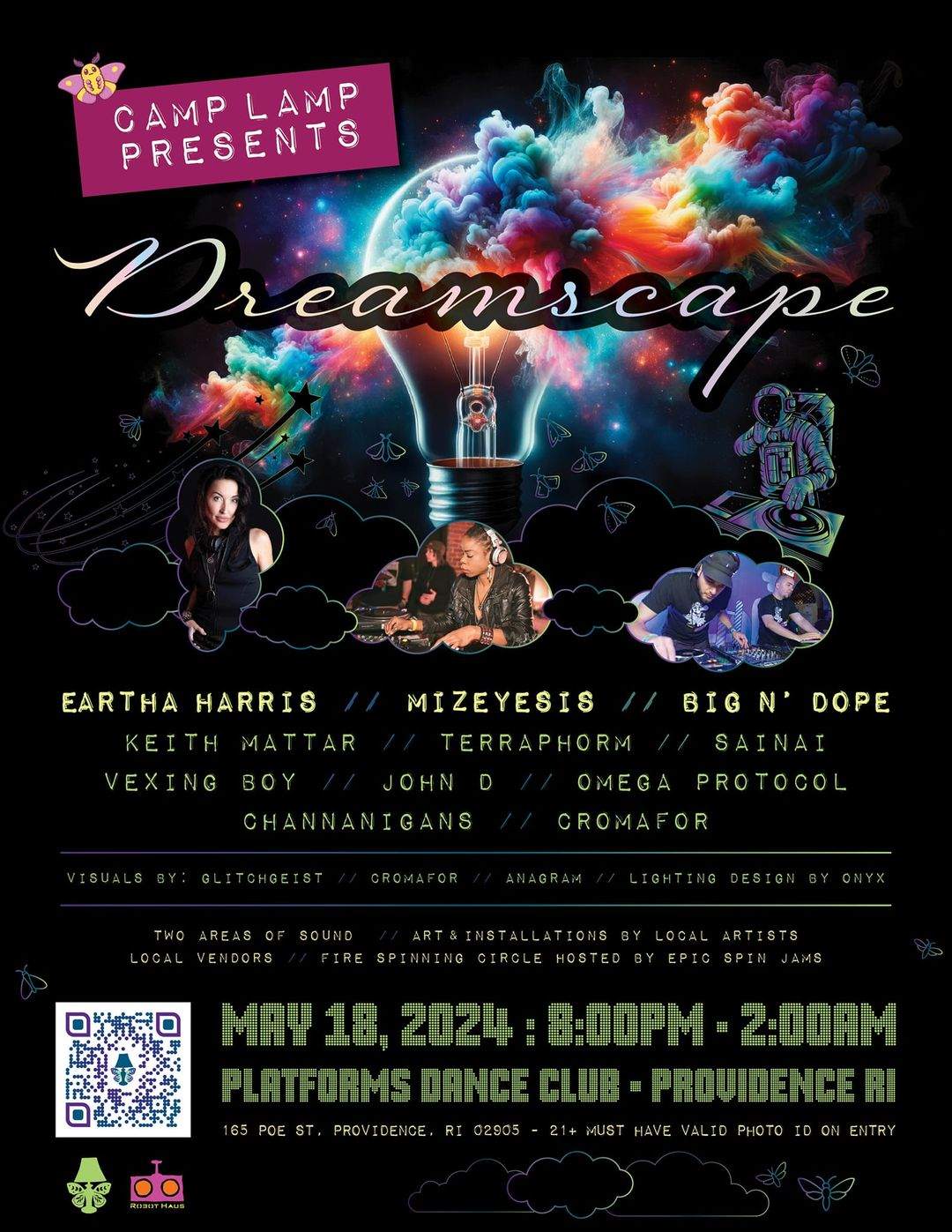 Camp Lamp presents Dreamscape - フライヤー表