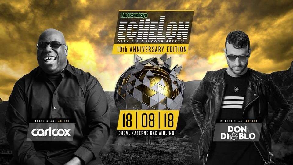 Echelon Festival - ten Years Anniversary - フライヤー表