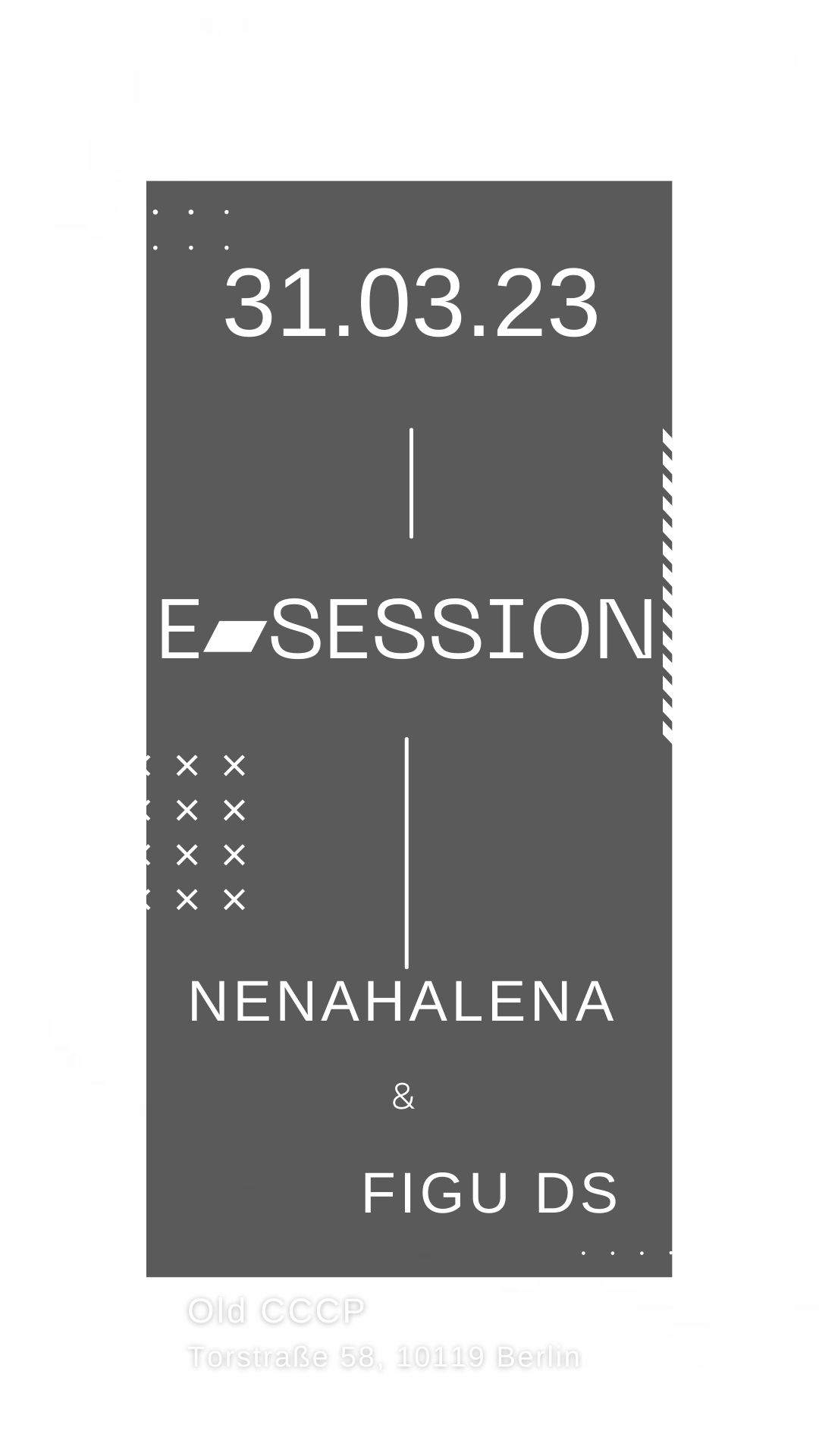 E▰Session with NenaHalena, Camerøn & Figu Ds - フライヤー表