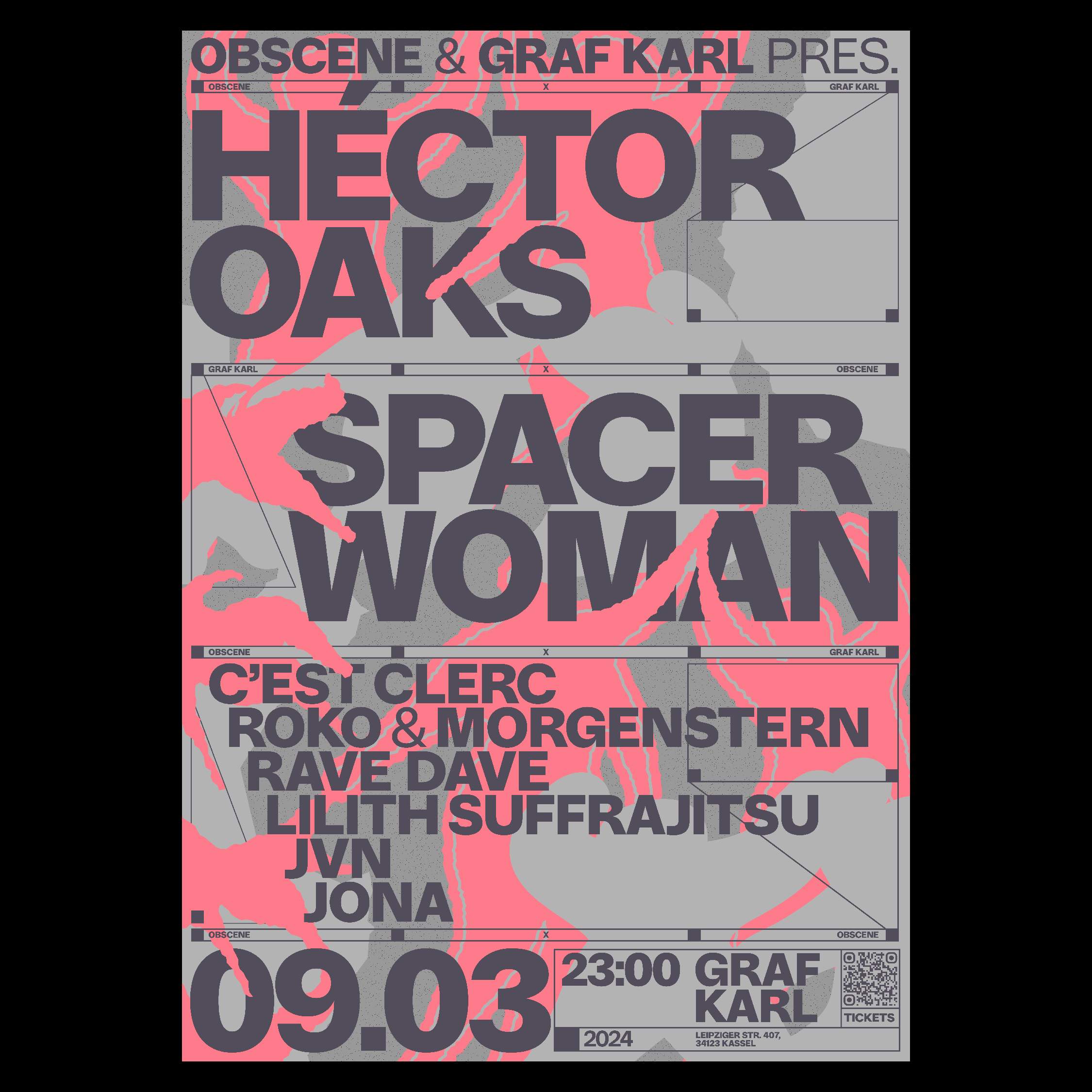 obscene & Graf Karl pres. Héctor Oaks - Página frontal
