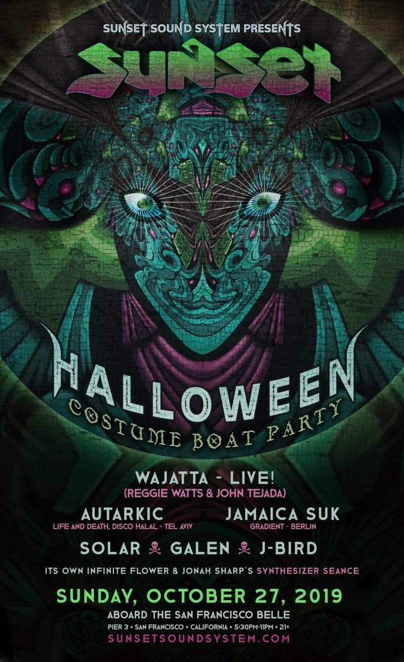 Sunset Sound System Halloween Costume Boat Party 2019 at San Francisco