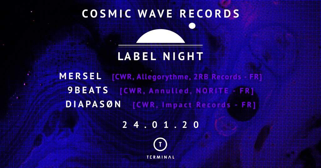 Cosmic Wave Records - Label Night - Página frontal