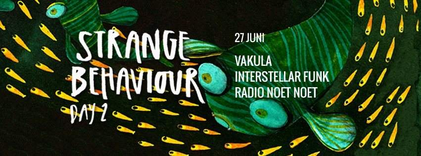 Vakula, Interstellar Funk & Radio Noet Noet (Strange Behaviour) - Página frontal