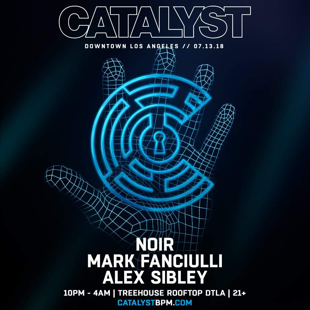 Catalyst: Noir & Mark Fanciulli - フライヤー表