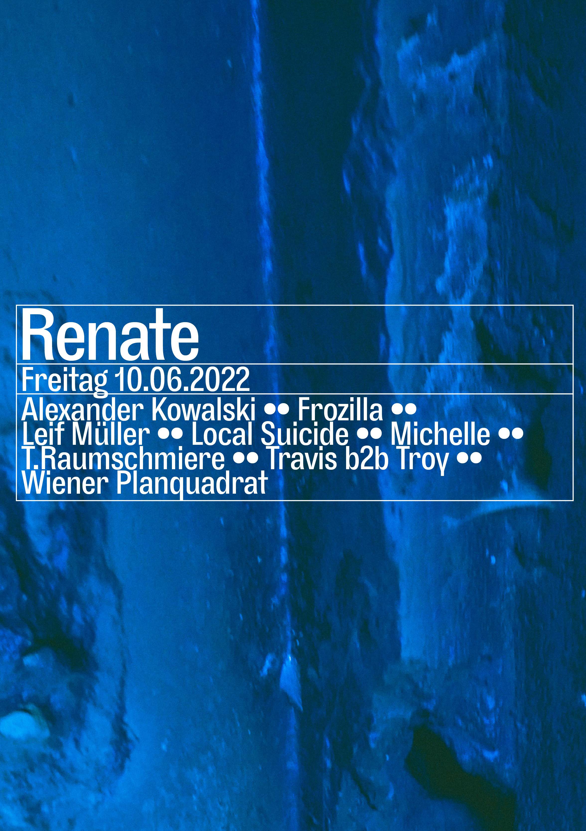 Freitag with Alexander Kowalski, Leif Müller, Local Suicide, Michelle - フライヤー表