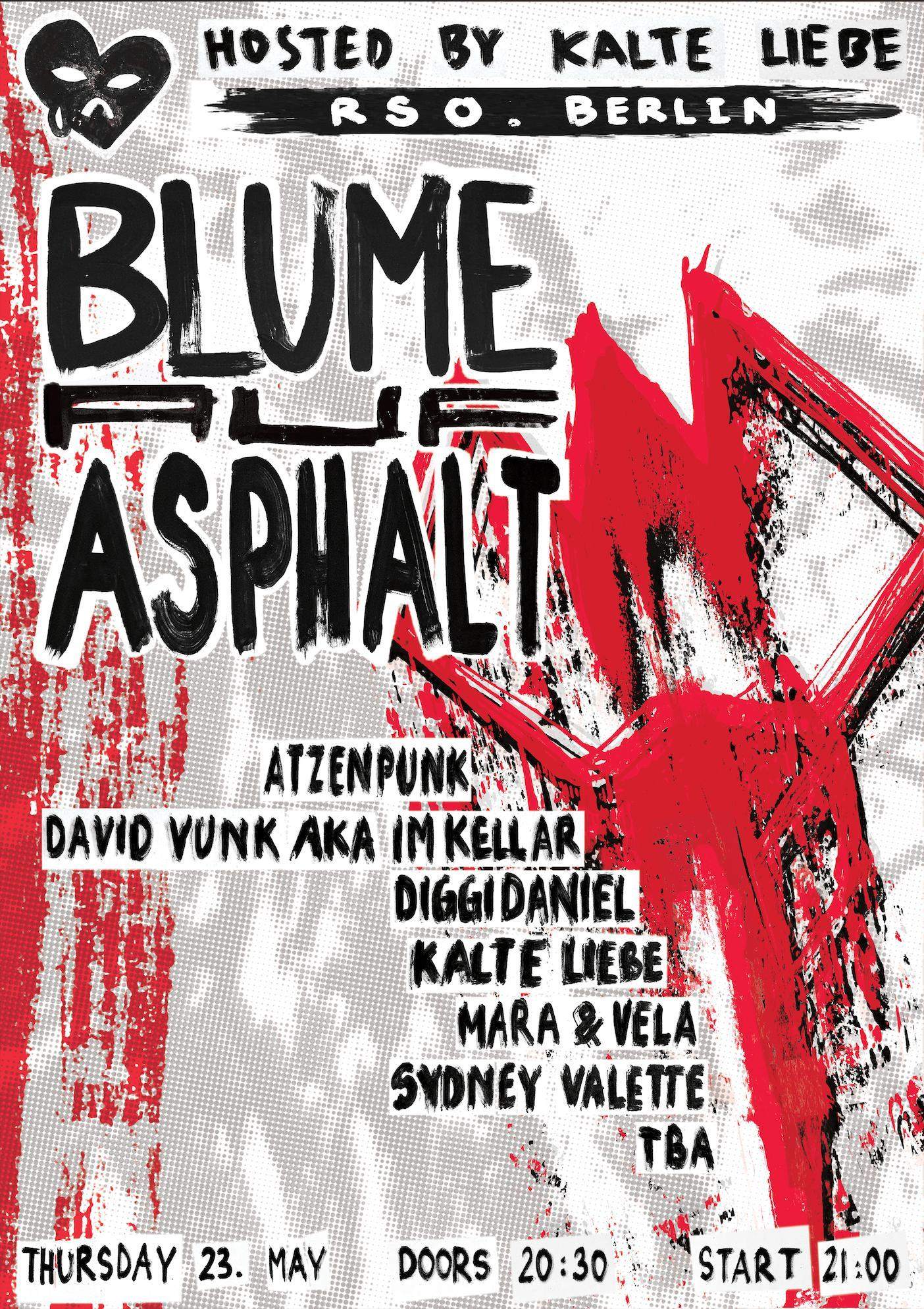 BLUME AUF ASPHALT hosted by Kalte Liebe - Página frontal