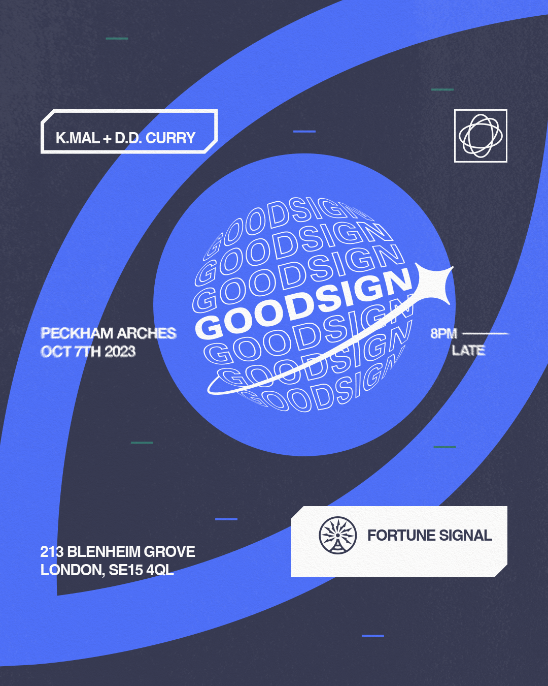 Fortune Signal's GOODSIGN LDN: D.D. Curry (Voices Radio) & K.mal (NYC) - Página frontal
