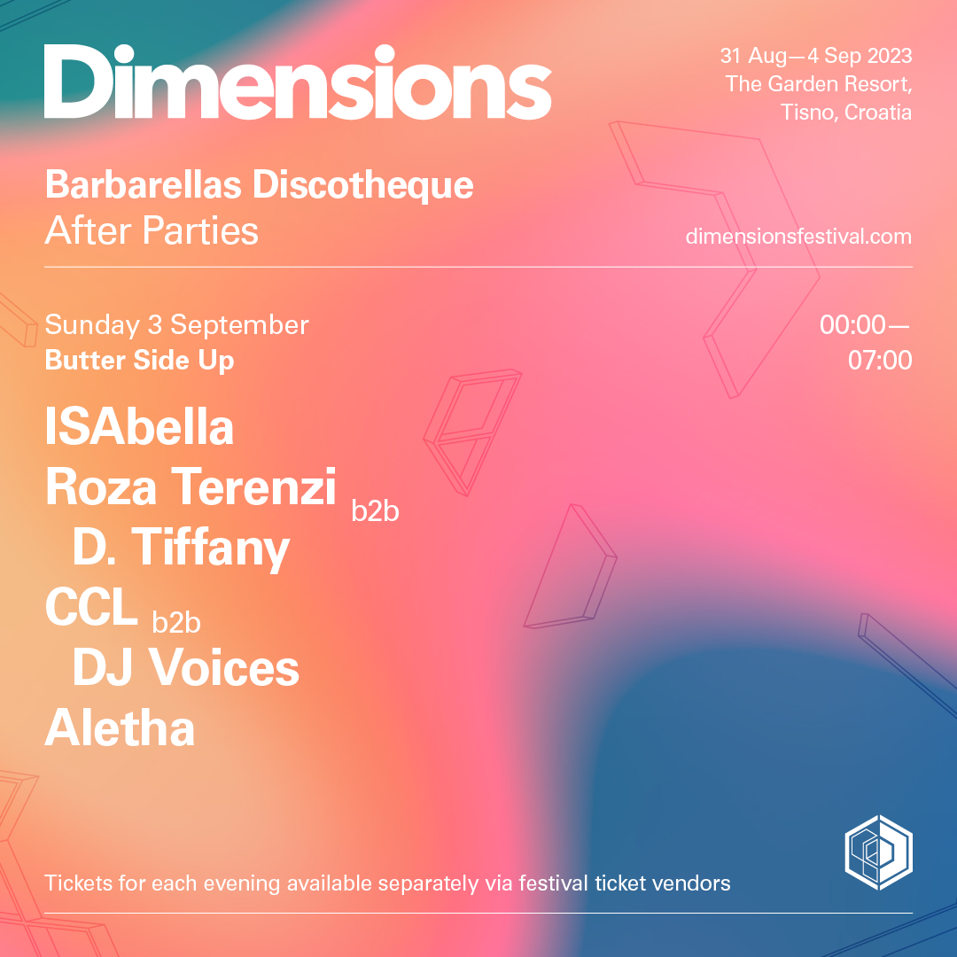Dimensions 2023 After Party: MARICAS - フライヤー表