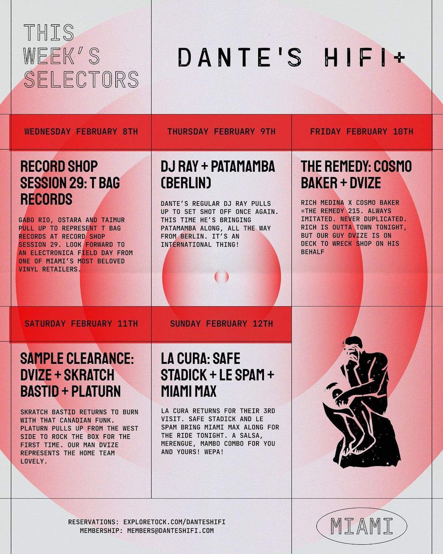 Record Shop Session 29 T Bag Records at Dante's HiFi, Miami