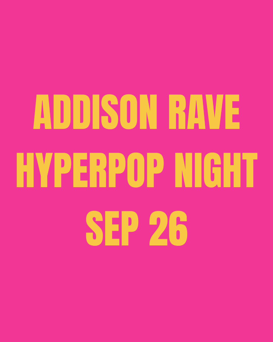 ADDISON RAVE: a Hyperpop & Digicore Night at Bampot Tea House, Toronto