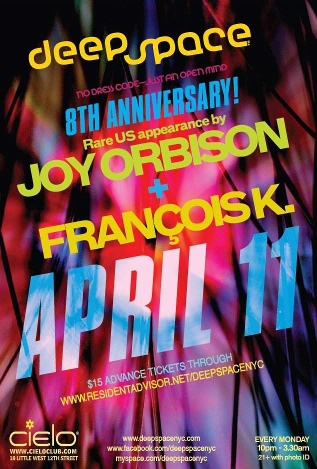 Deep Space 8th Anniversary with François K. and Joy Orbison - Página trasera
