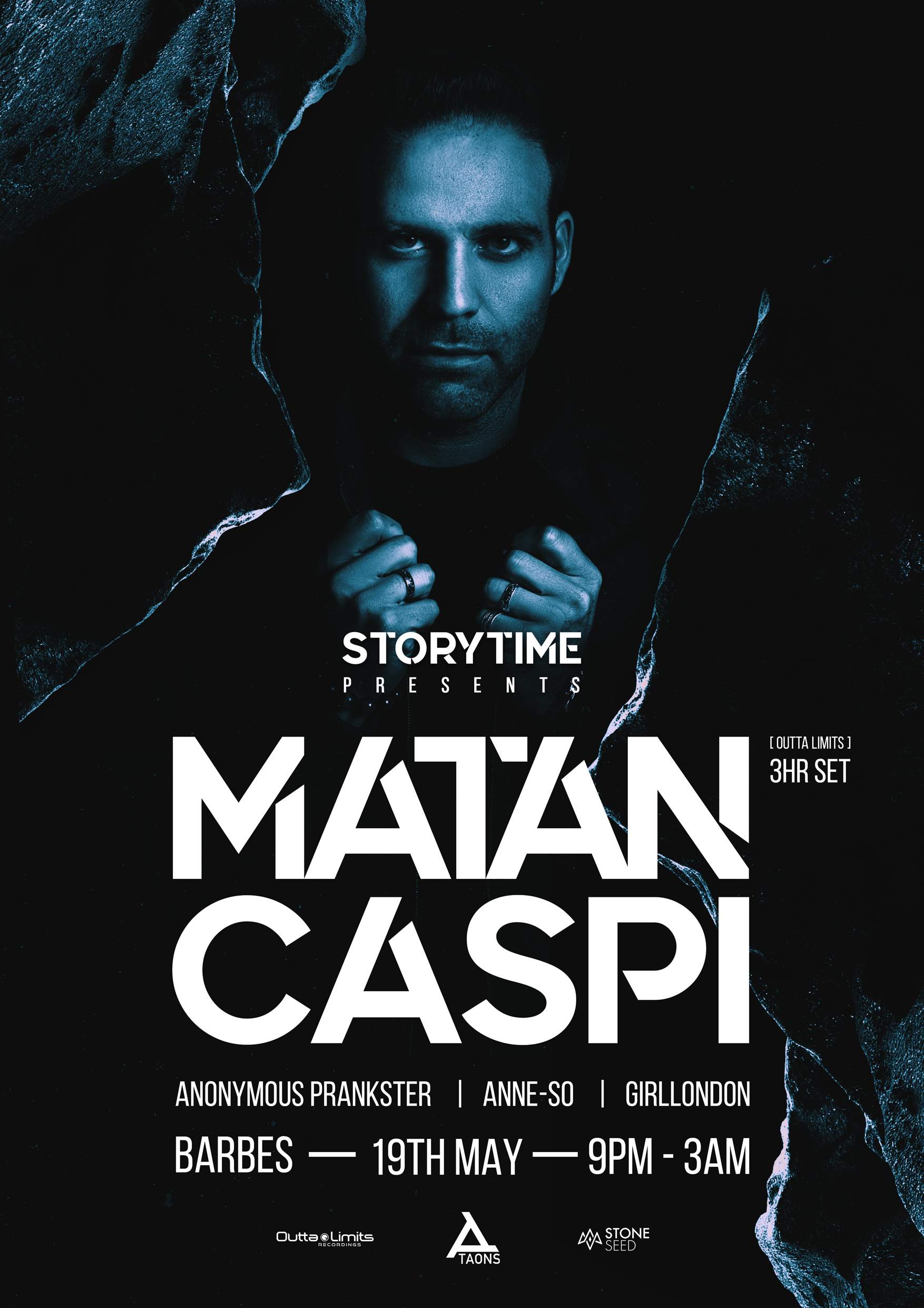 Storytime pres. Matan Caspi (Israel: Outta Limits) - Página frontal