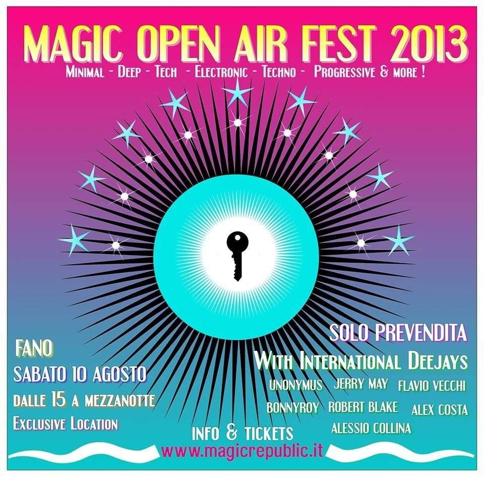 Magic Republic presents Magic Open Air Festival - フライヤー表