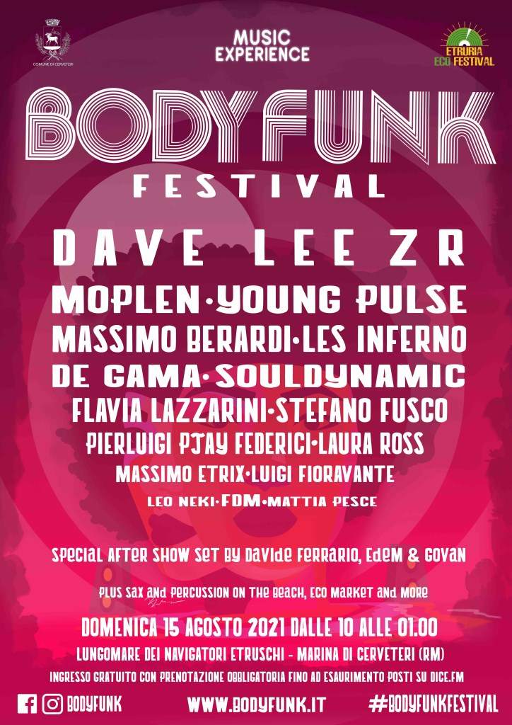Body Funk Festival - Página frontal
