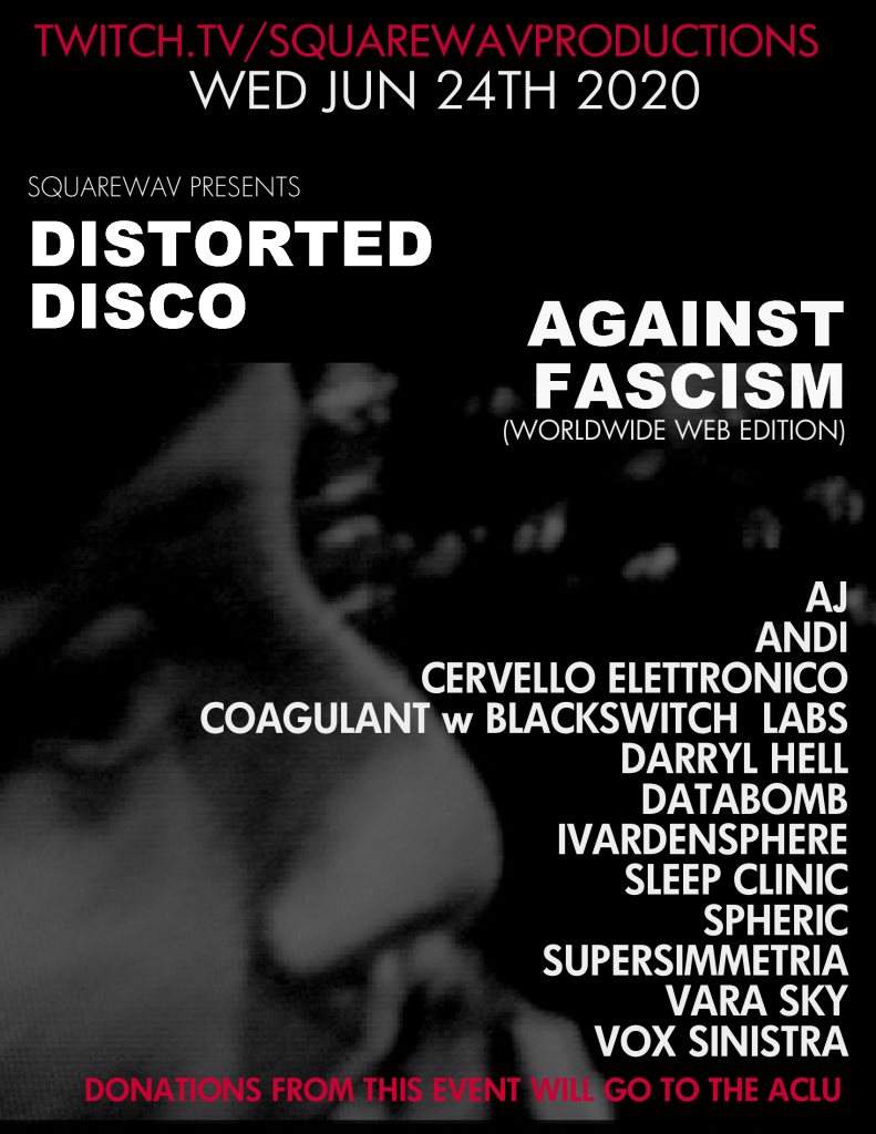 Distorted Disco Against Fascism - Página frontal
