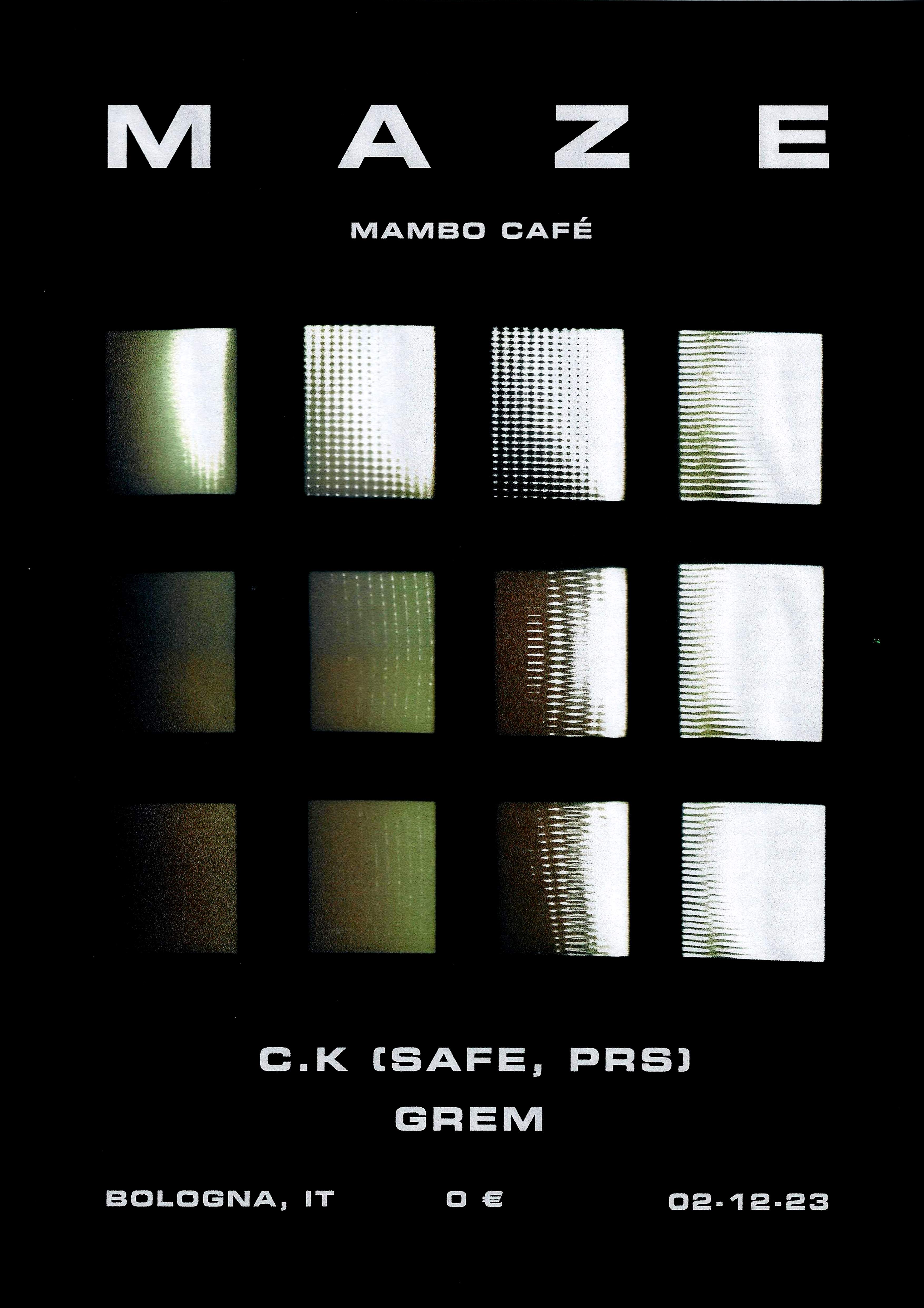 Maze presents CK - Página frontal