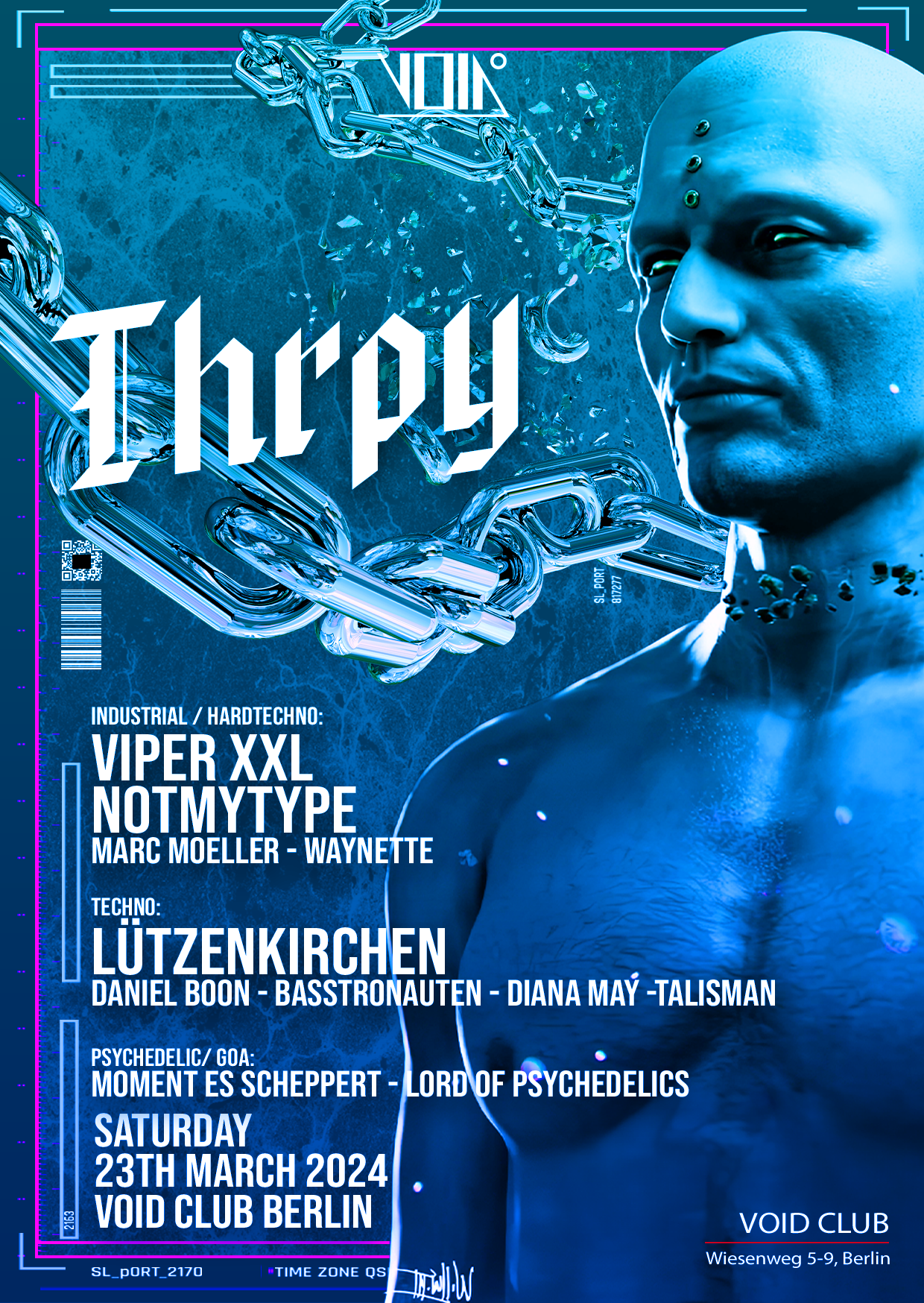 THRPY w./ Viper XXL, Notmytype, Lützenkirchen, Daniel Boon, Basstronauten - Página frontal