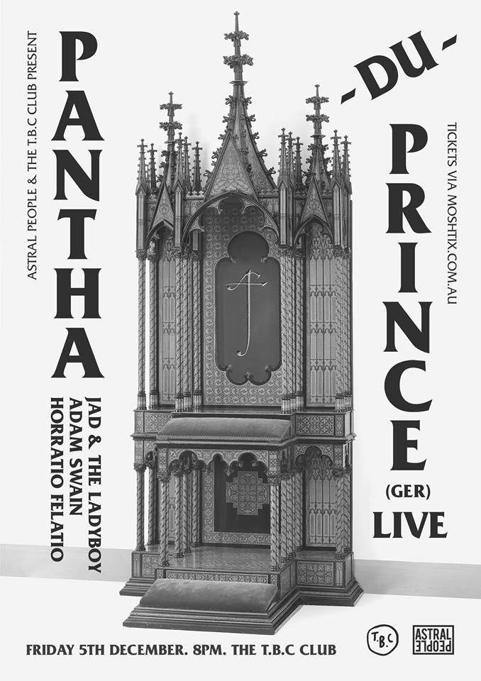 Astral People & The TBC Club present Pantha Du Prince (live) - Página frontal