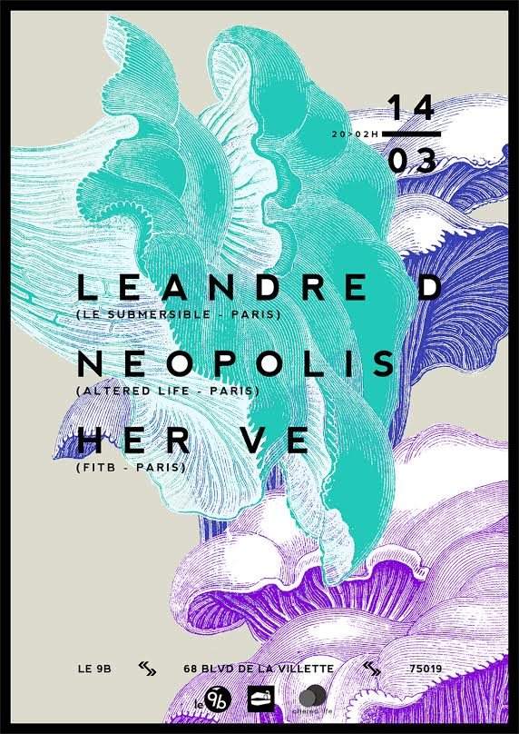 Neopolis Invite Leandre D (Le Submersible, Paris), Her VE (Fitb, Paris) - Página frontal