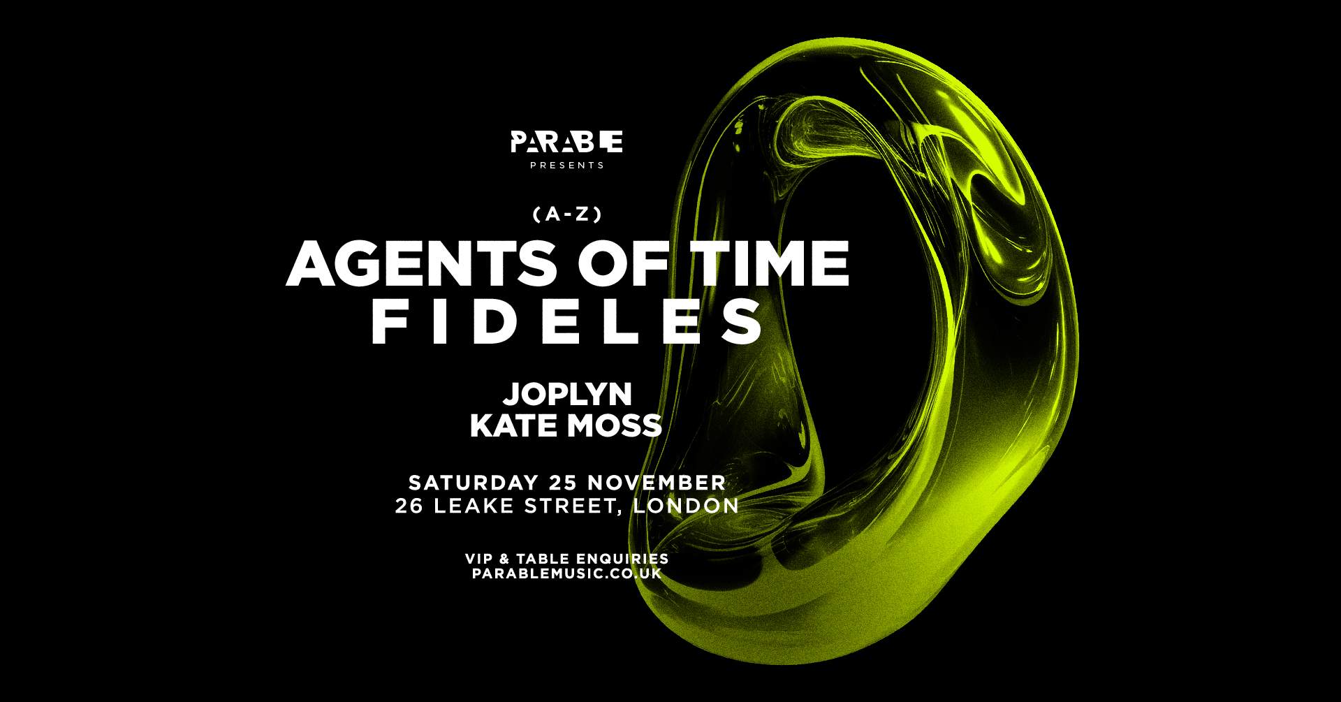 Parable presents: Agents of Time, Fideles, Joplyn - Página frontal