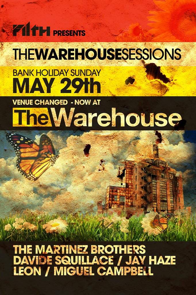 Filth presents The Warehouse Sessions - The Martinez Bros, Davide Squillace - Página trasera