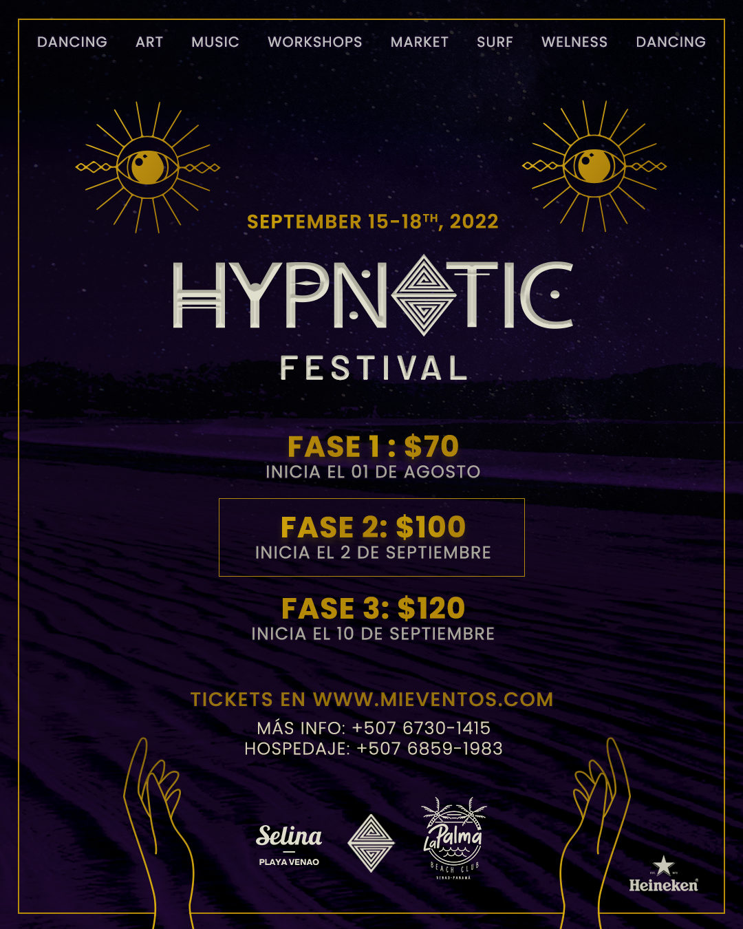 Hypnotic Music Festival - フライヤー裏