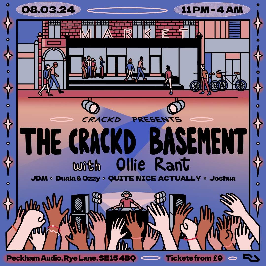 The CRACKD Basement: Ollie Rant - フライヤー表