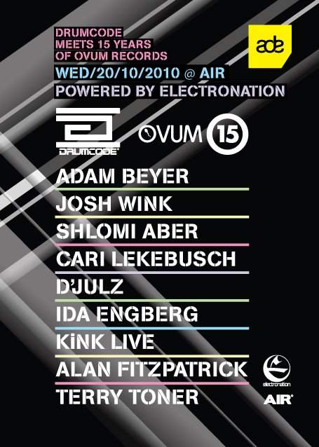 Drumcode vs Ovum Label Night Powered By Electronation - フライヤー表