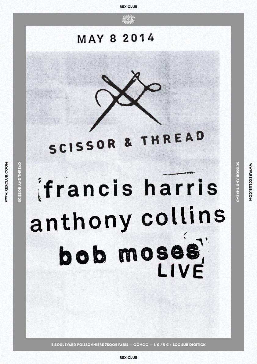 Scissor & Thread: Bob Moses, Frank & Tony Alias Francis Harris & Anthony Collins - Página frontal