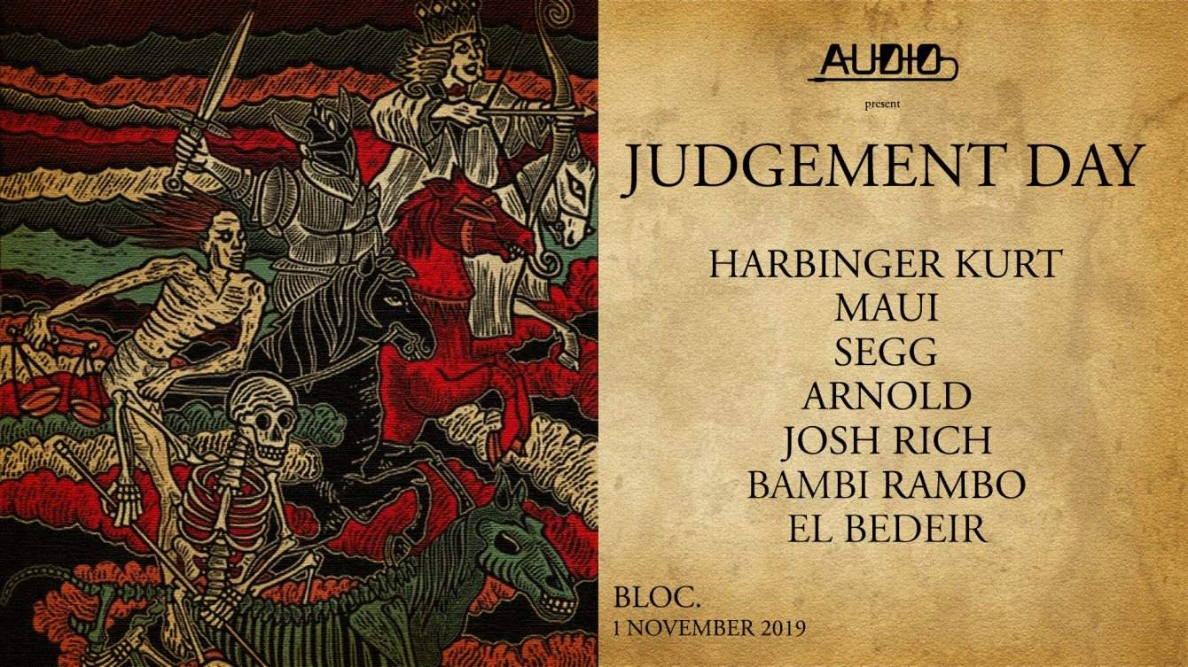 Audio Halloween: Judgement Day - フライヤー表