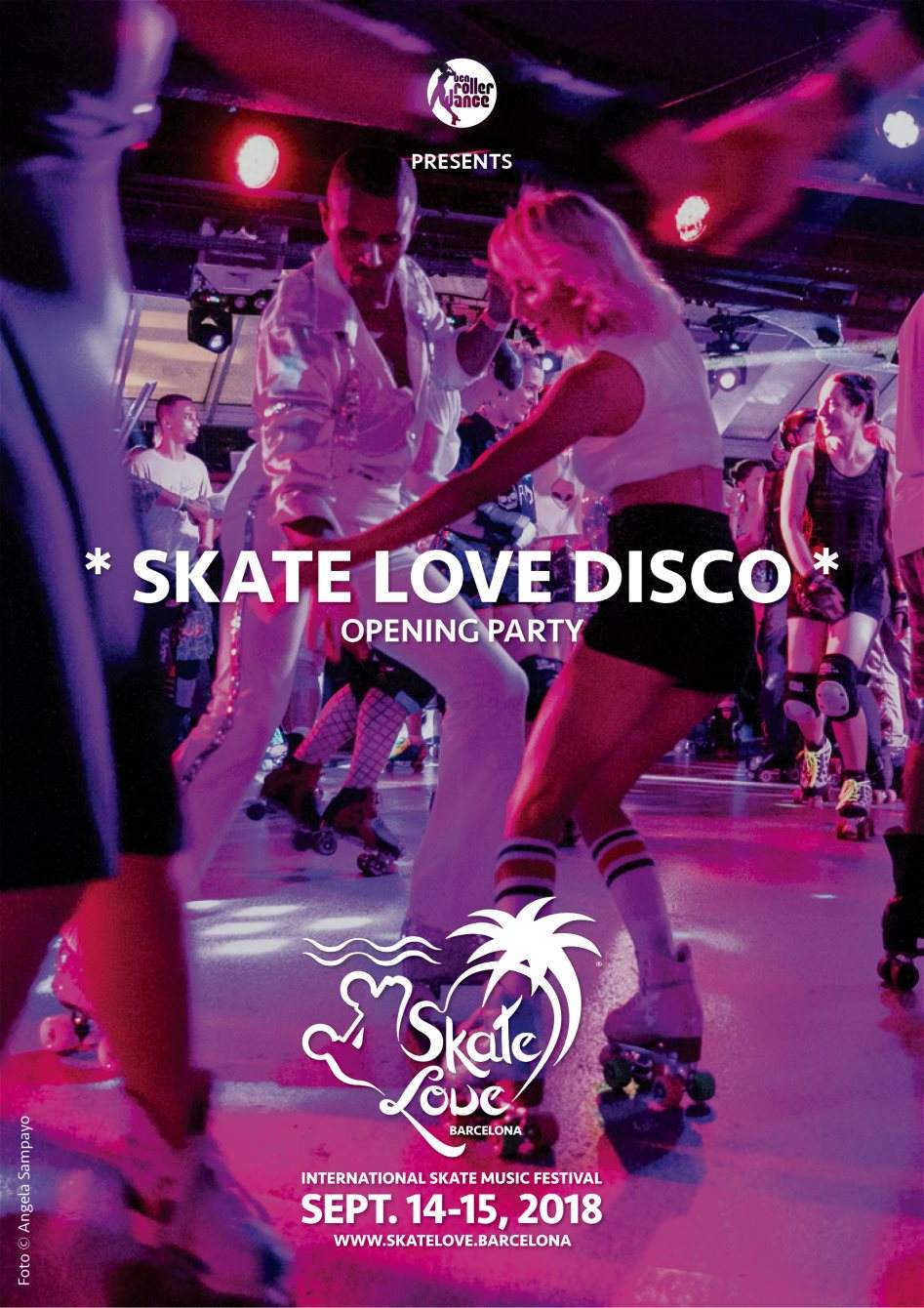Skate Love Disco - フライヤー表