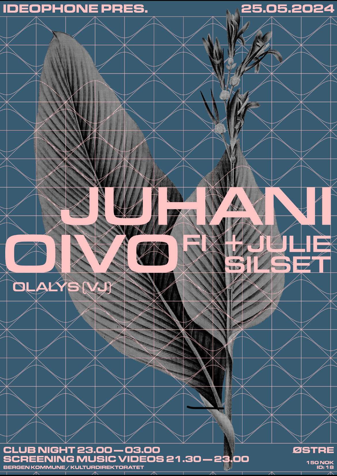 Ideophone pres: Juhani Oivo (FI) & Julie Silset + Olalys (vj) - Página frontal