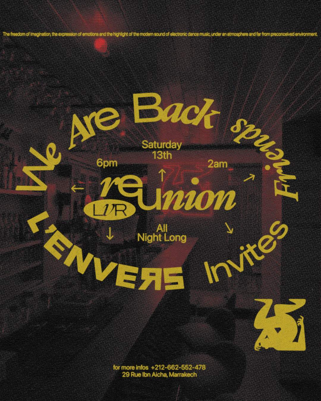 LVR Invites Friends [Reunion] at L'envers, Morocco