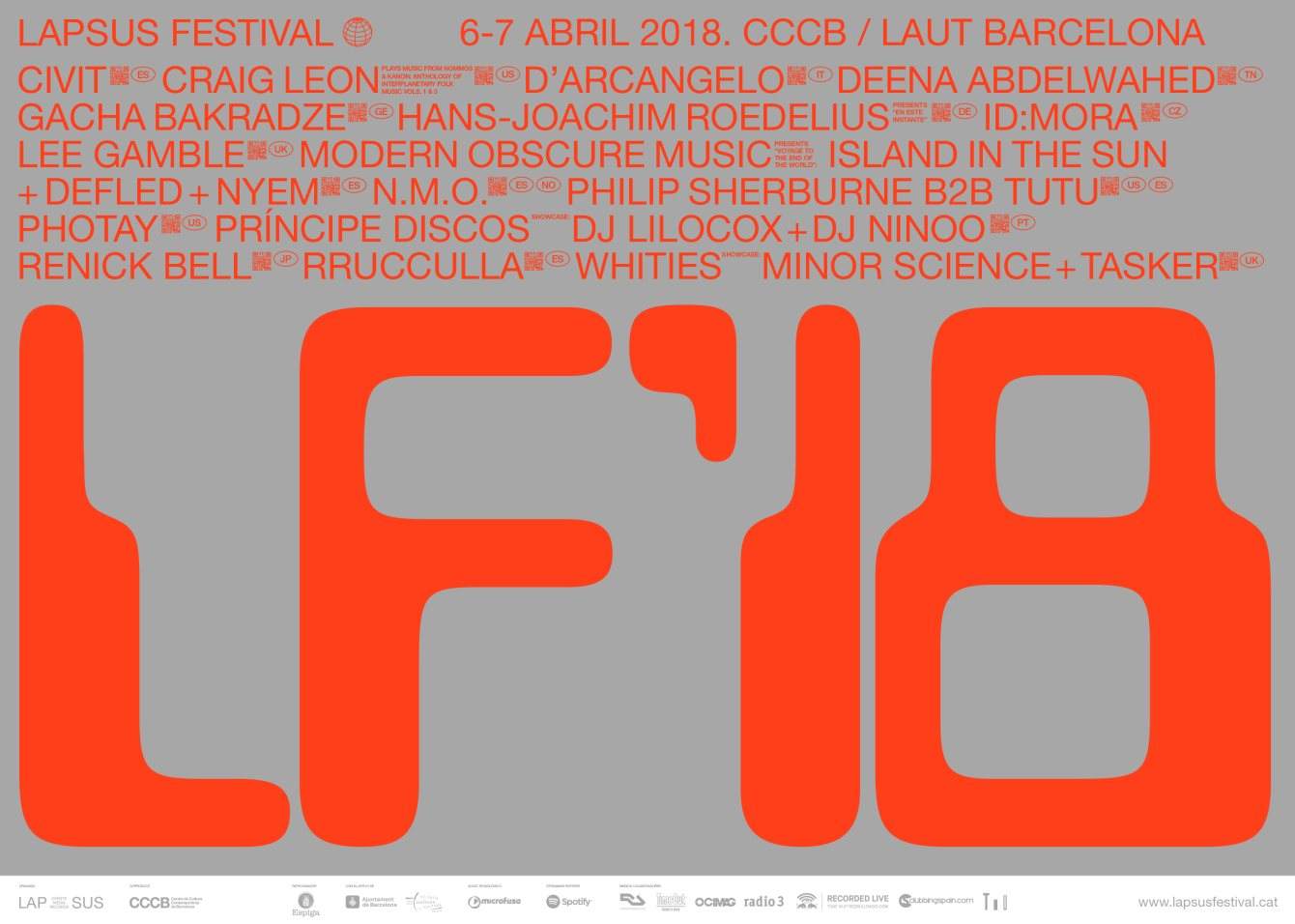 Lapsus Festival 2018 - Página frontal
