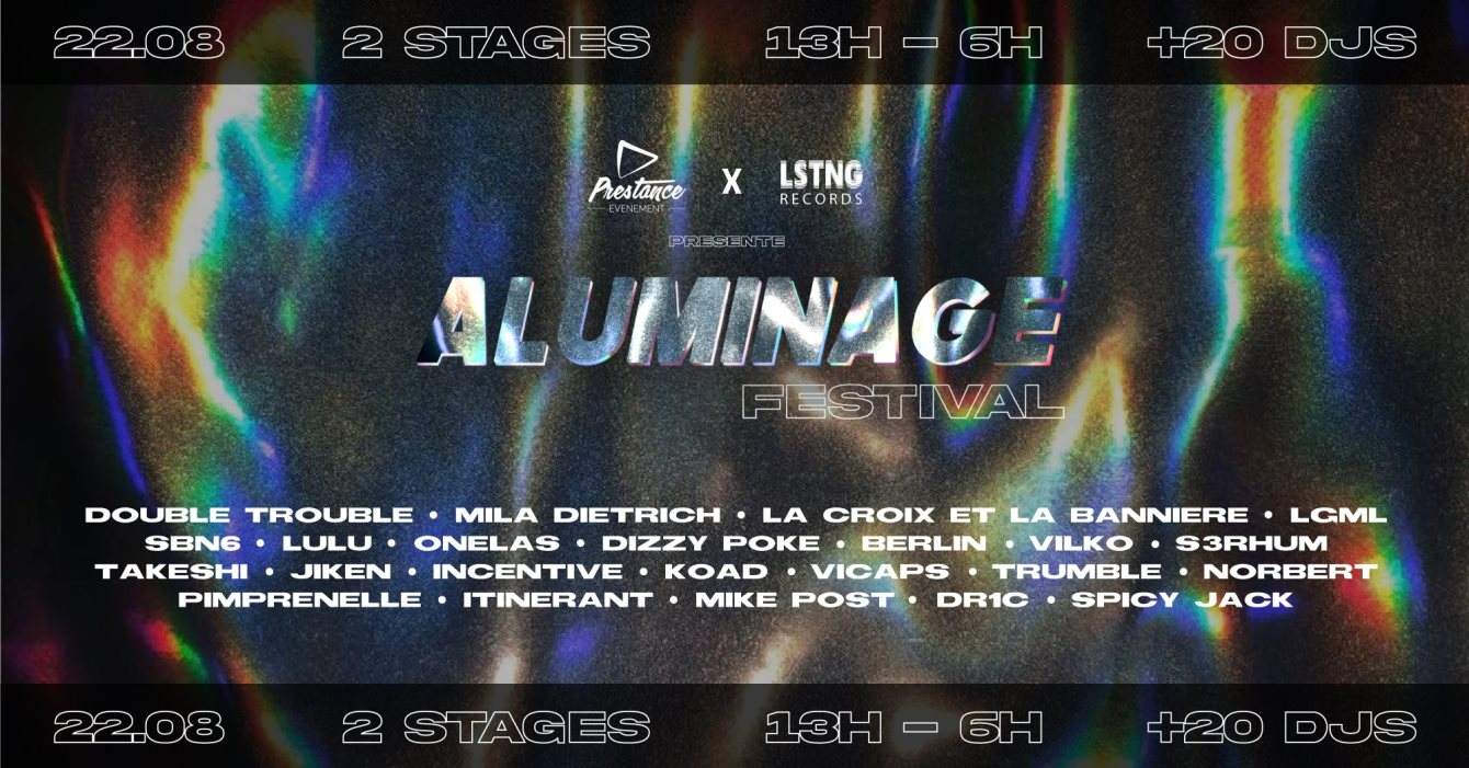 Aluminage Festival (Lstng x Prestance) - フライヤー裏