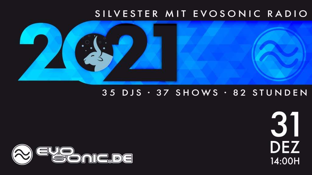 Evosonic Radio Silvester 21 - フライヤー表