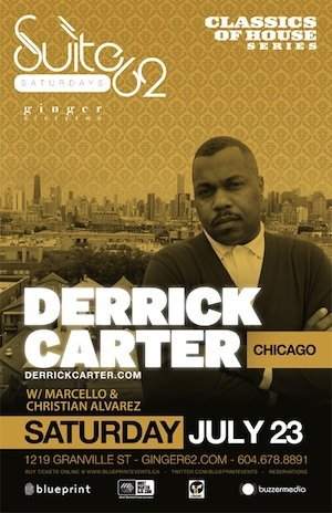 Suite62 presents Derrick Carter - Página frontal