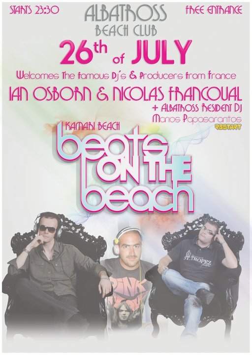 Albatross Beach Club Presents Ian Osborn and Nicolas Francoual - Página frontal