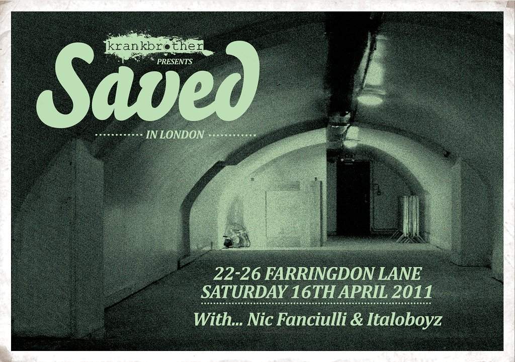 Krankbrother presents Saved - Nic Fanciulli & Italoboyz - Página frontal