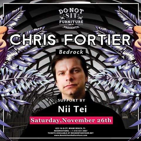 Chris Fortier - フライヤー表